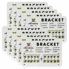 10  Dental Orthodontic Brackets Braces Mini Roth Slot.022 3 Hooks
