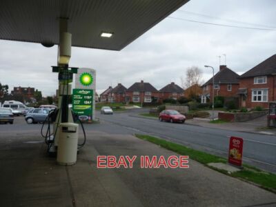 FOTO PERSHORE BP TANKSTELLE AN DREI FEDERN STRASSE TEIL DES VORPLATZES VON