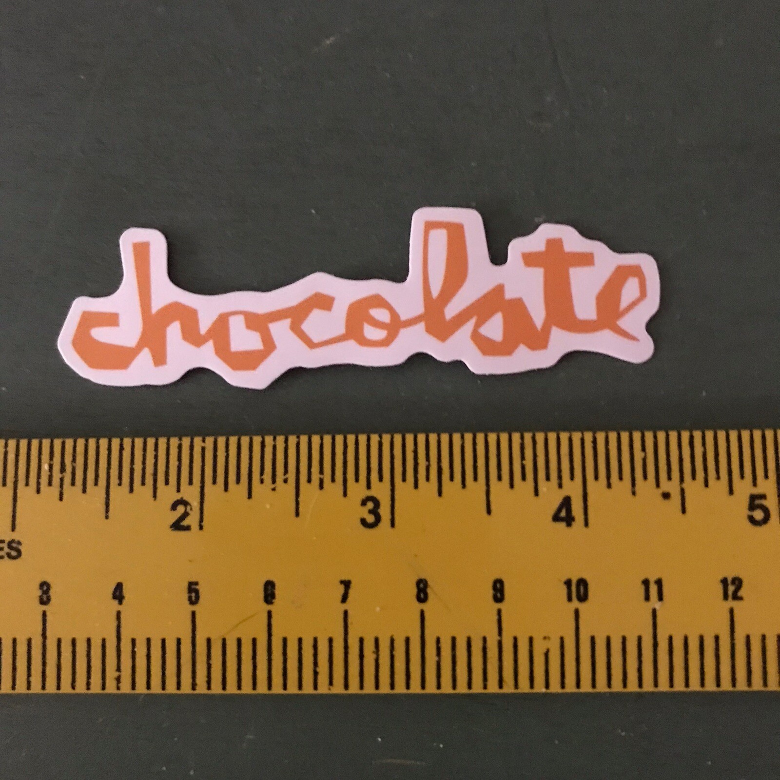 chocolate skateboard sticker