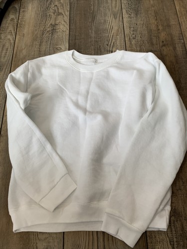 Girls Size 5 Youth White Sweatshirt