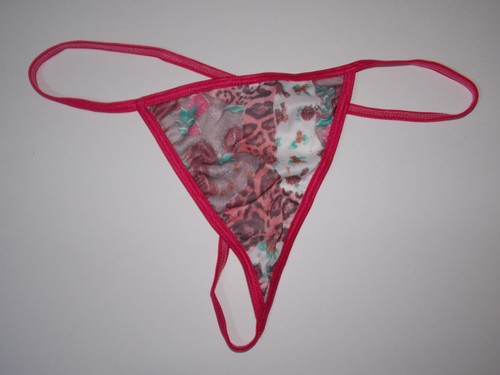 3 Paar Pack Shamah Brazilian Tangas, M, L, XL, Brasilien, weiß/rot/Blumen&Leopard - Bild 4 von 12
