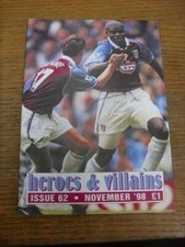 Nov-1998 Fanzine: Aston Villa - Heroes And Villains Issue 062