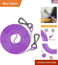 Ultra Strong 30ft Dog Runner: Stainless Steel Cable for Dogs Up to 250LBS