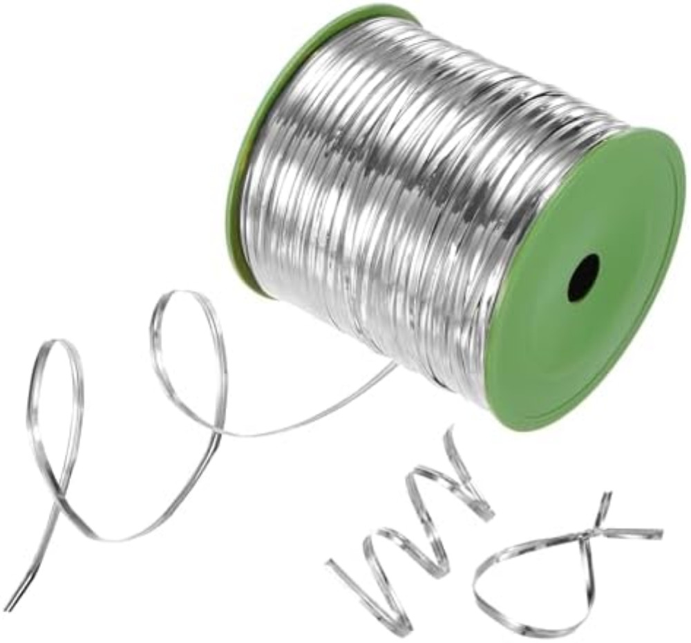 Fascette Metalliche, 500 Iarde Twist Metalliche Pane per Decorazioni Feste/Giard