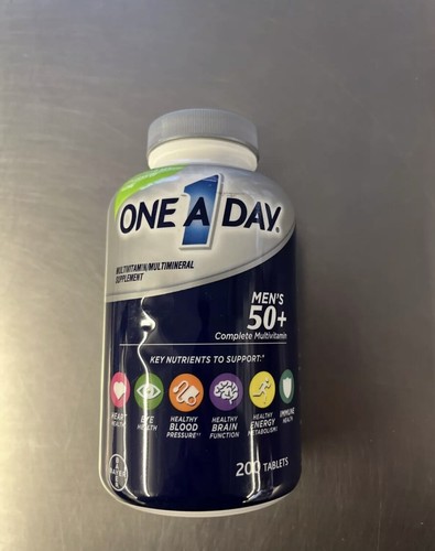 ONE A DAY 50+..MEN'S HEALTH..MULTIVITAMIN-MULTIMINERAL..VITAMIN D..200TABS