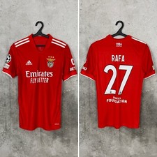 BENFICA 2021 2022 MATCH ISSUE CHAMPIONS LEAGUE HOME FOOTBALL SHIRT #27 RAFA