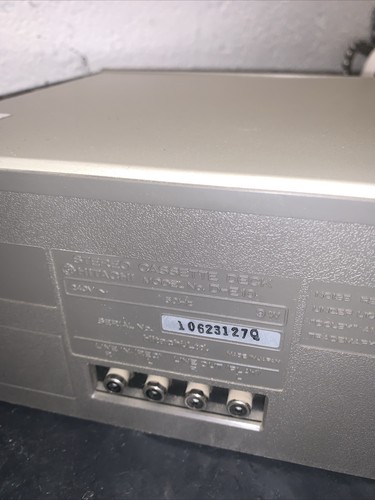 Vintage Hitachi Stereo Cassette Tape Deck D-E10 For Spares And Repairs - Picture 7 of 10