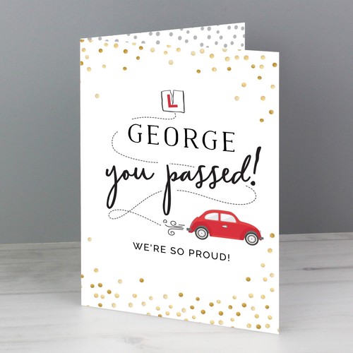 Personalised Passed Driving Test Card. Congratulations. You've Passed. - Picture 4 of 5