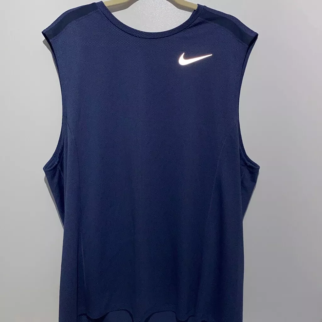 Navy blue cheap nike tank top