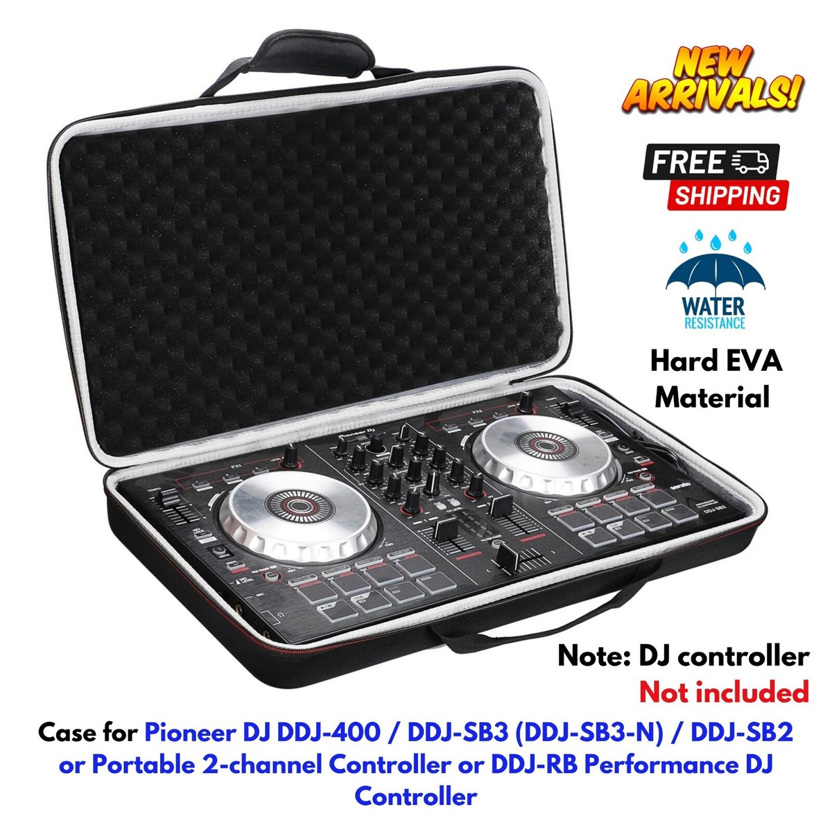 Protective DJ Controller Case DJ Controller Carrying Case With