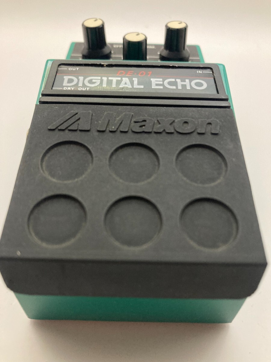 ギター Maxon DE-01 digtal echo Maxon DE-01 Digital Echo Delay Rare Vintage Guitar Effect