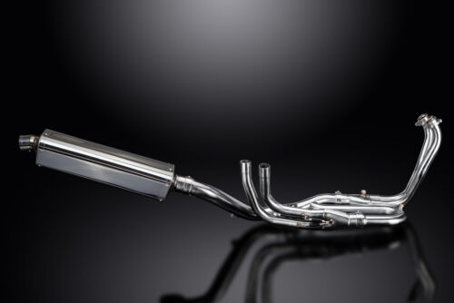 Honda VFR1200X Crosstourer 12-17 Full Exhaust 4-1 17" Tri-Oval Stainless Muffler - Picture 2 of 5