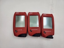 LOT OF 3 HemoCue Glucose 201 DM Analyzer Red AS-IS PARTS ONLY BROKEN