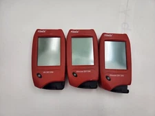 LOT OF 3 HemoCue Glucose 201 DM Analyzer Red AS-IS PARTS ONLY BROKEN
