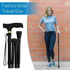 1-Multifunctional Walking Sticks Trekking Poles, Telescopic Foldable Hiking