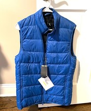Armani Exchange Puffer Jacket/Vest Blue, Small and Large- NWT