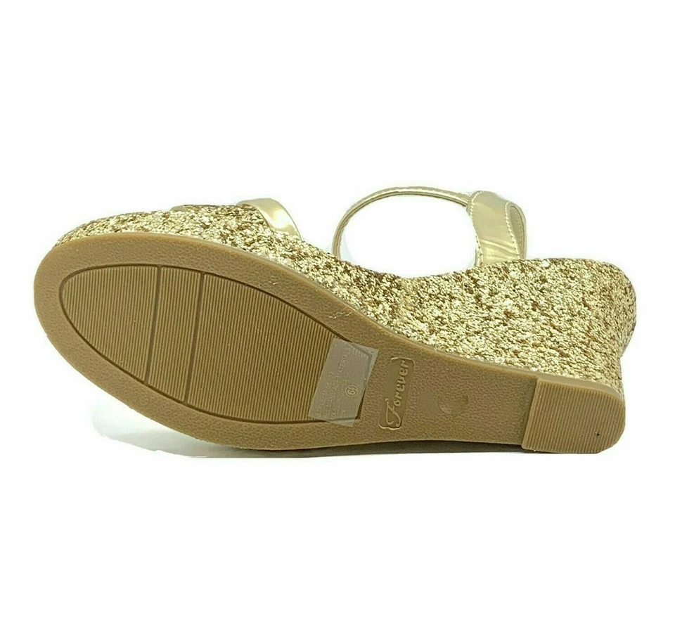 Zapatos de vestir Forever Mikki-13 dorados para mujer talla 8 Foto 4 de 4