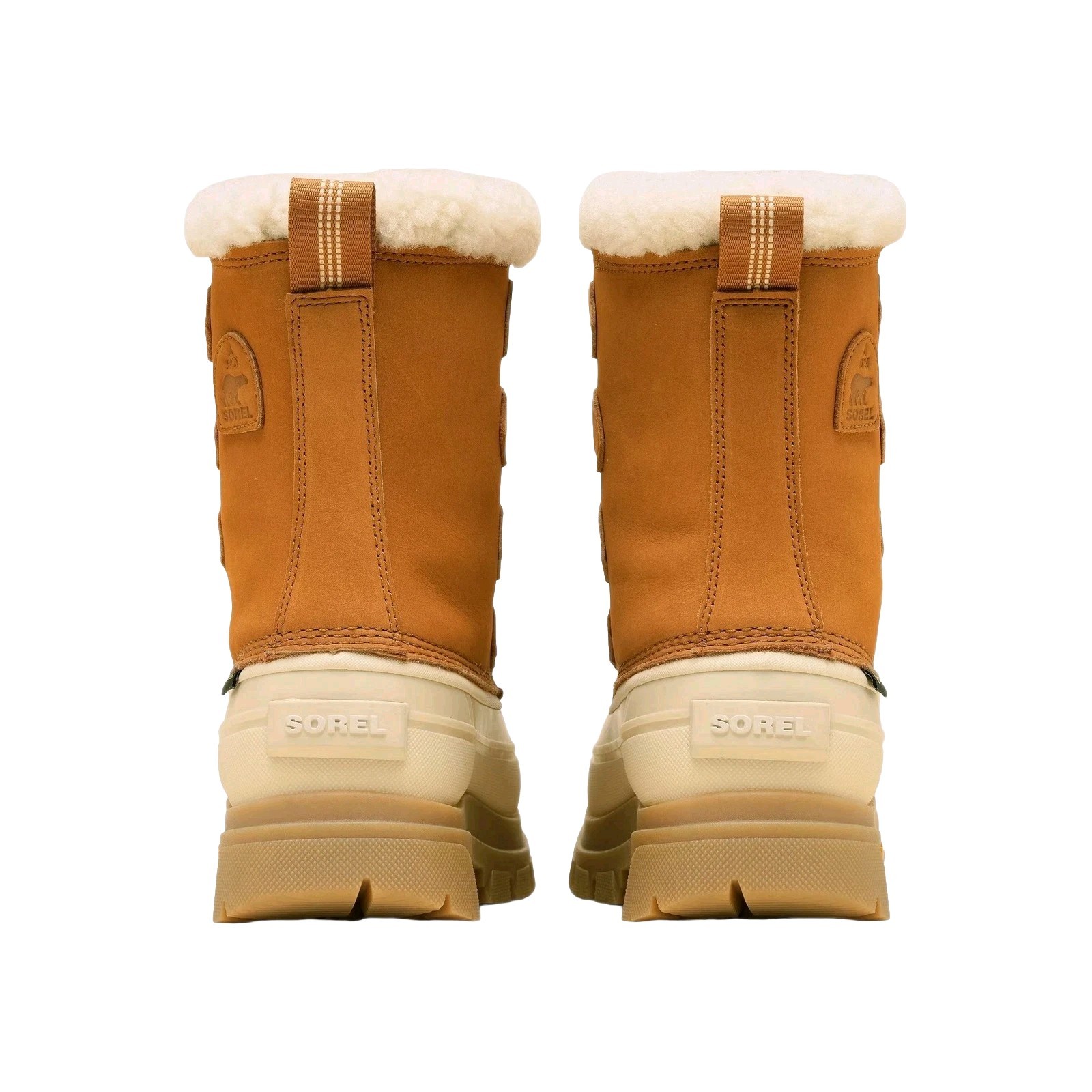 SOREL Women's Caribou Horizon GTX Waterproof Boot Canyon Gold Honey White Size 7 image 5