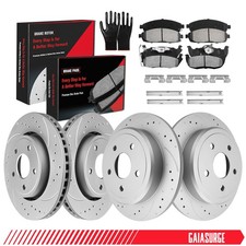 Front Rear Brake Rotors Pads For Jeep Grand Cherokee Commander 2005-2009 2010 Front Rear Brake Rotors Pads For Jeep Grand Cherokee Commander 2005-2009 2010