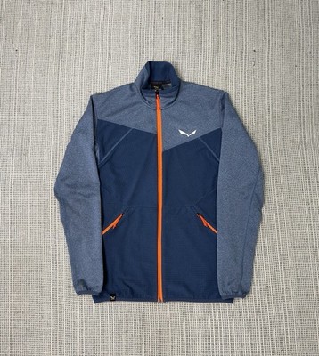 Salewa Puez Hybrid Grid Polarite Fleece Outdoor Wandern Herren Gr. Small