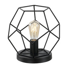 Jonathan Y 10 Black Geometric Table Lamp Midcentury Modern Metal Desk Lamp For