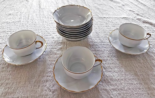 Beautiful, rare, Vintage H&Co Bavaria Dinnerware Set. Made in Germany! - Picture 20 of 21