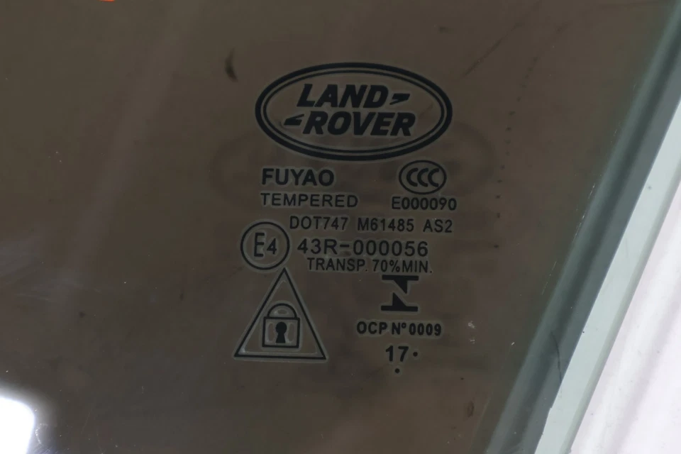 Land Rover Range Rover Velar 2018-2023 puerta delantera izquierda ventana vidrio OEM Foto 4 de 4