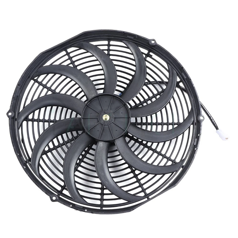 Universal 16" Inch Radiator Condenser Cooling Fan For 1986-2015 Ford Taurus - Изображение 2 из 4