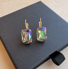 Damen Ohrringe mit Swarovski Ghost Light Octa...