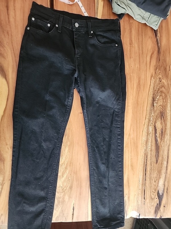 Levis 541  Premium Jeans Mens 30x30 (Actual 30x29) Black Athletic Fit Stretch