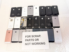 APPLE IPHONE Lot of 24 Mixed Models 4's-6's For SCRAP, PARTS ONLY