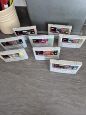 Super Nintendo SNES video game cartridges bundle vgc working uk pal