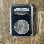 1921 Morgan Silver Dollar Uncirculated PCS Holder 100th Anniversary Denver Mint