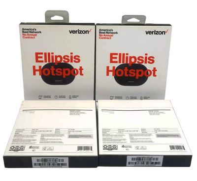 Lot of 4 Verizon Ellipsis Jetpack MHS900L Wi-Fi HotSpot Modem 4G LTE Black NEW