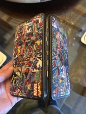 Buckle-Down: Marvel Comic Books Print Retro Bi-Fold Hinge Wallet! Print flaw.