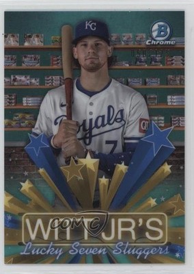 2025 Bowman Hobby Stars Aqua Refractor 50/125 Bobby Witt Jr #HS-8 15sd