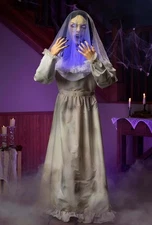 5.5 FT TEKKY ANIMATED MARY THE HAPPILY EVER AFTER HALLOWEEN PROP ANIMATRONIC