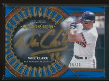 Will Clark 2023 Topps Five Star Golden Graphs Blue 5/20