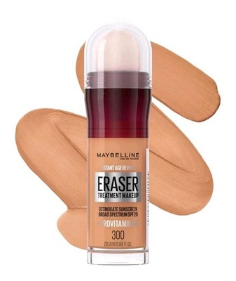 Maybelline Instant Age Rewind Eraser Treatment Makeup, Medium Beige 300 NEW