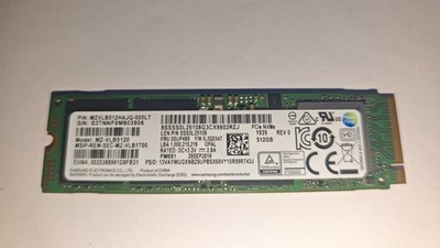 Samsung PM981 512Gb MZ-VLV5120 Lenovo FRU 00UP490 SSD PCIe NVMe