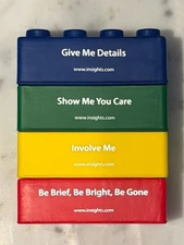 Insights Discovery Blocks Behavior Personality Four Color Block Set