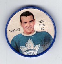 1961-62 Shirriff/Salada Coins #58 Dave Keon