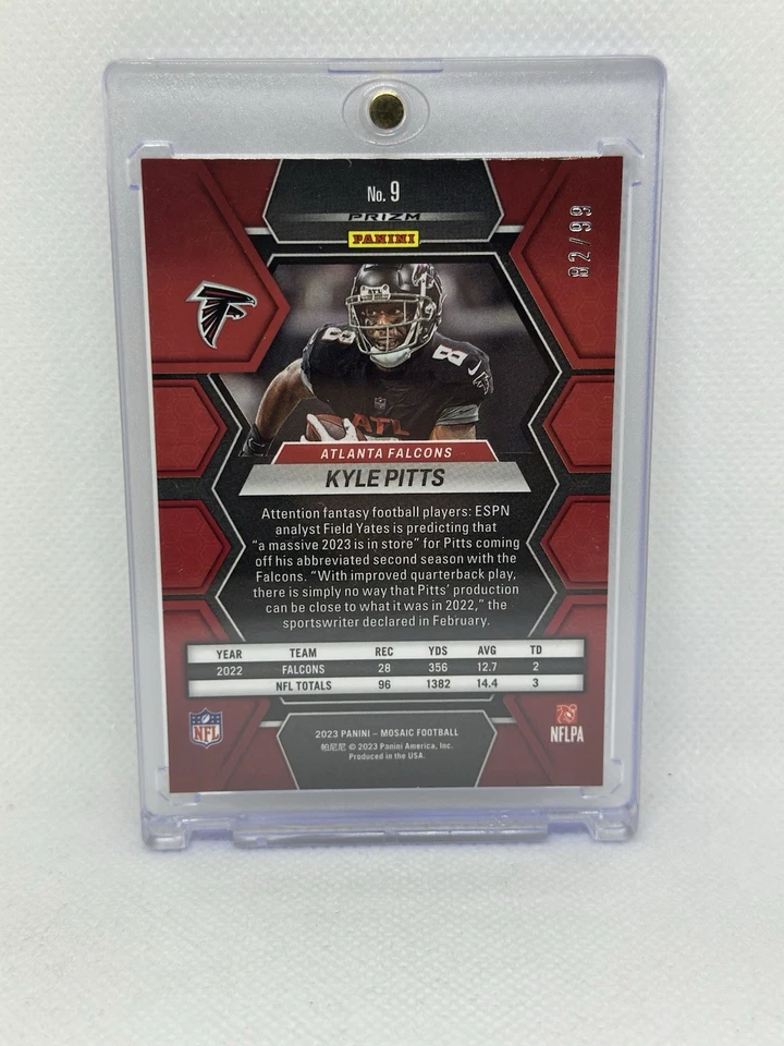 2023 Blue Mosaic Kyle Pitts /99 - Image 2 of 2