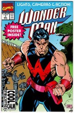 Wonder Man #1 (Marvel, 1991) VF/NM with poster combined shipping!