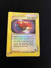 Fast Ball 124/144 LP Reverse Holo Rare Pokemon Cards E Series 2003 Skyridge on eBay