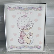 Precious Moments Our Baby Girl  Memory Book Album Baby Keepsake Scrapbook 1997