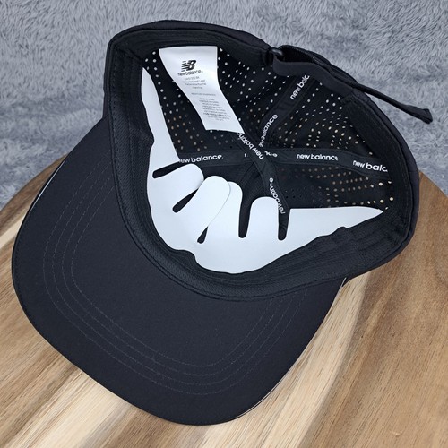 New Balance Hat Cap Strap Back Black NB Dry 2022 NYC HALF Marathon Running Mens - Picture 8 of 10