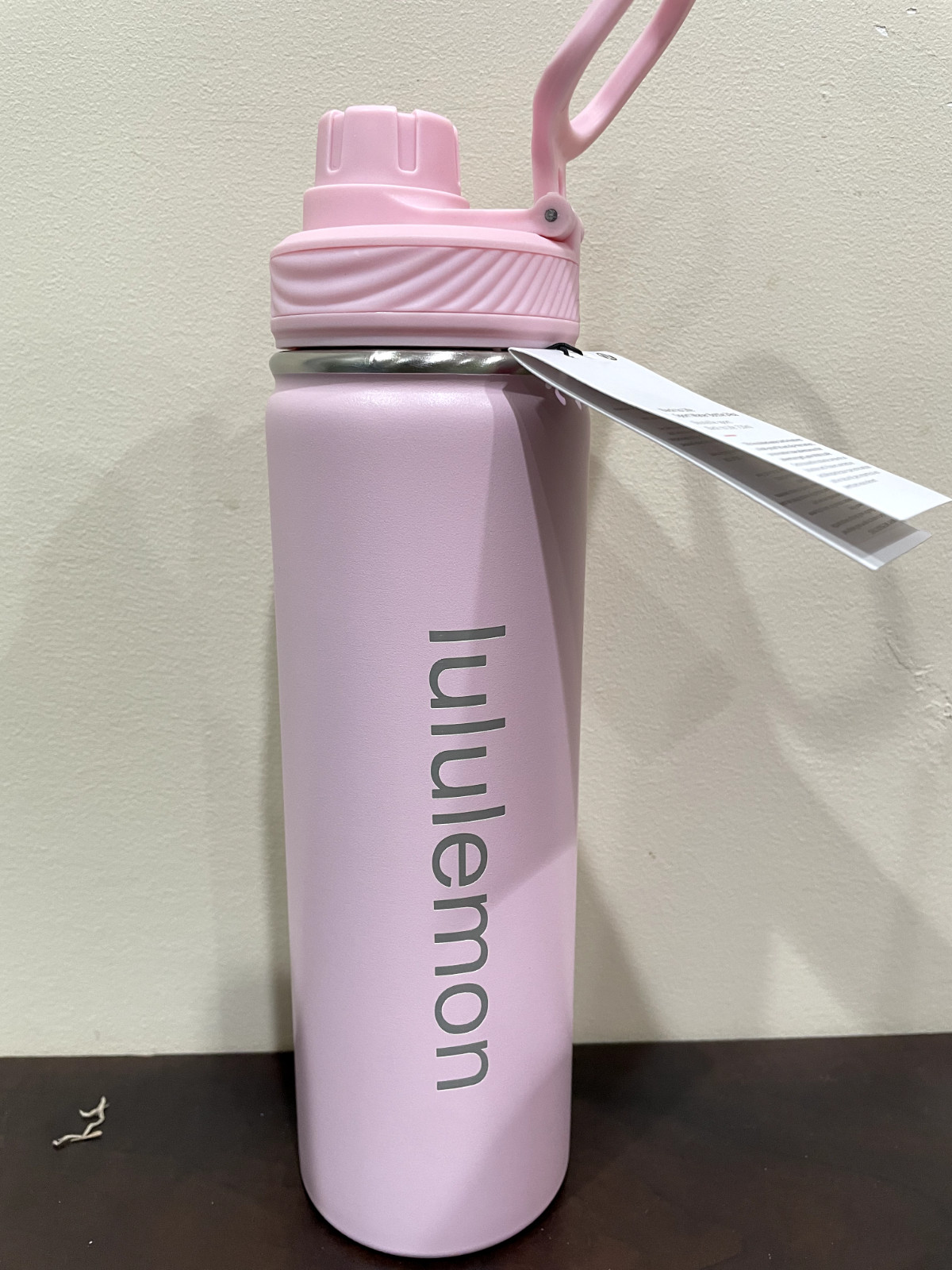 Lululemon Back To Life Sport Water Bottle Stainless Insulated 24 oz Lid Gift NEW