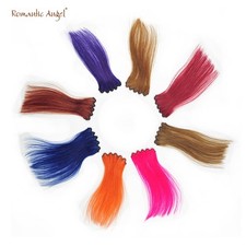 Remy /Original human hair extension thin weft 15cm 6inch with 2 clips