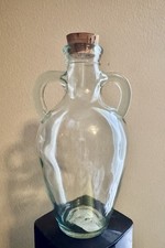 Bottiglia Vetro Acqua Vetreria Etrusca Vintage Italia 5,5” X 2,5” X 2,5” 25cl 40mm